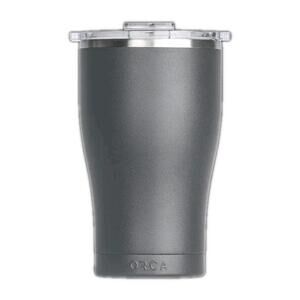 ORCA Chaser 22oz Charcoal Gray Stainless Steel Insulated Tumbler Cup w/‎ Lid